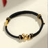 999 Sterling Silver Golden Snake Black(Wrist Circumference: 14-18cm)