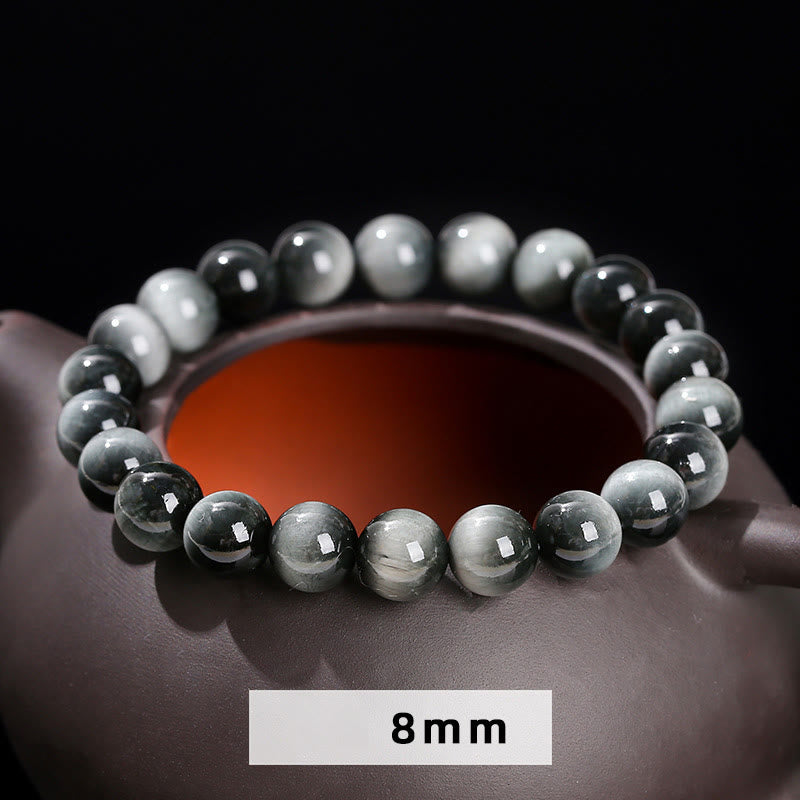 KarmaRipple's Authentic Eagle's Eye Stone Courage Positive Bracelet p8