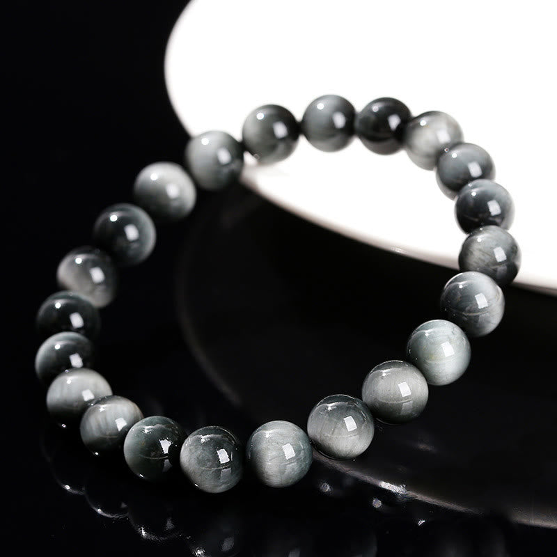KarmaRipple's Authentic Eagle's Eye Stone Courage Positive Bracelet p3