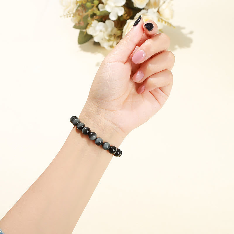 KarmaRipple's Authentic Eagle's Eye Stone Courage Positive Bracelet p5