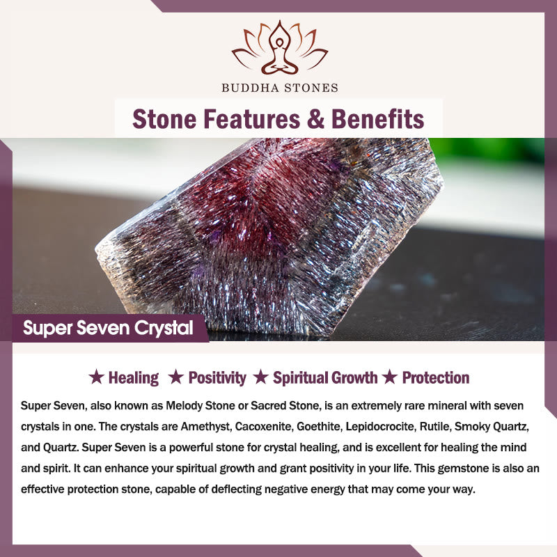 KarmaRipple's Authentic Super Seven Gemstone'sitive Growth Bracelet p6