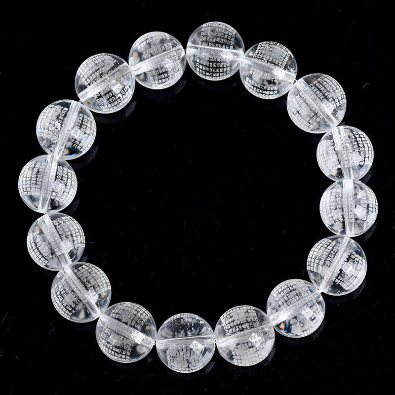 KarmaRipple's Heart Sutra Authentic Ivory Gemstone Protection Bracelet p4