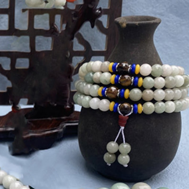 KarmaRipple's 108 Mala Beadwork Authentic Shetai?jade Fortune Prosperity Bracelet p2