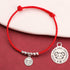 Rat / Red Rope& 999 Sterling Silver(Wrist Circumference: 11-15cm)