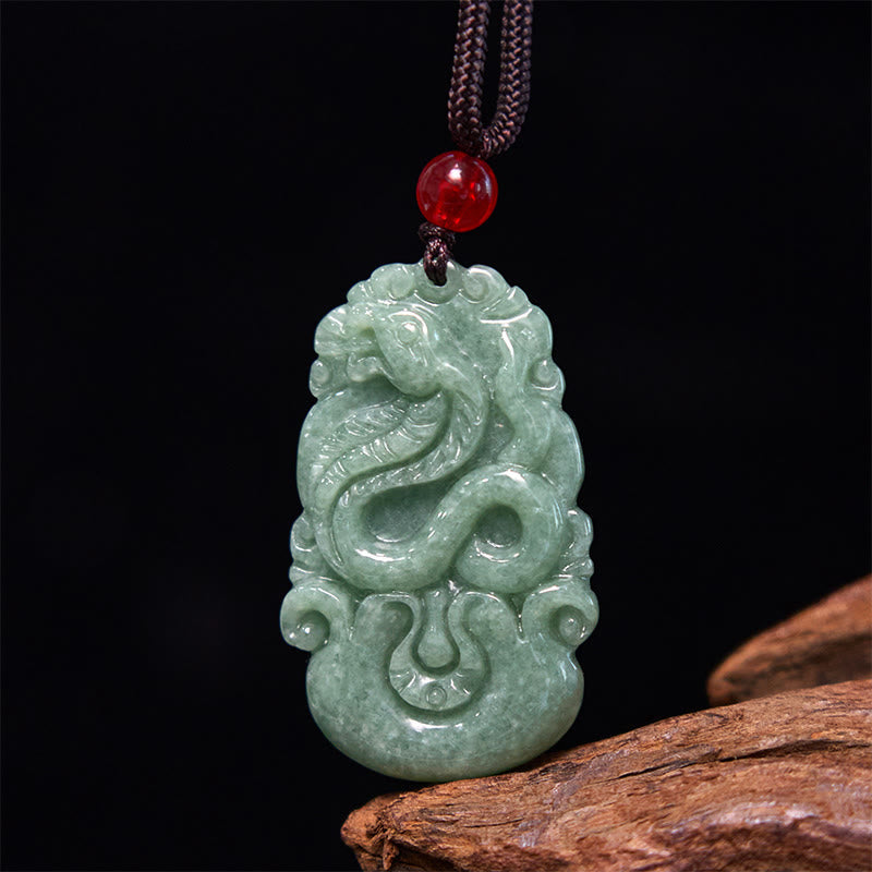 KarmaRipple's Fortunate Balancing The Year of The Snake 2025 Jade Ivory Gemstone Red String Protection Bundle p2