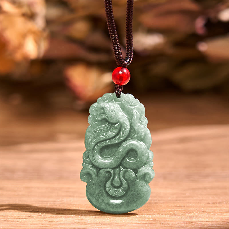 KarmaRipple's Fortunate Balancing The Year of The Snake 2025 Jade Ivory Gemstone Red String Protection Bundle p3