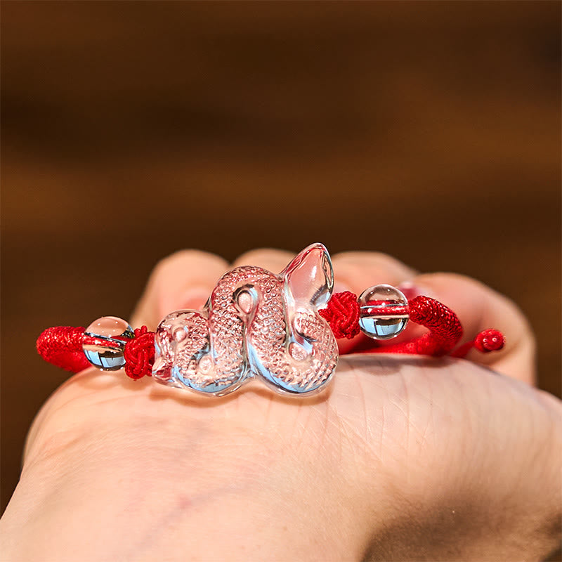 KarmaRipple's Fortunate Balancing The Year of The Snake 2025 Jade Ivory Gemstone Red String Protection Bundle p8