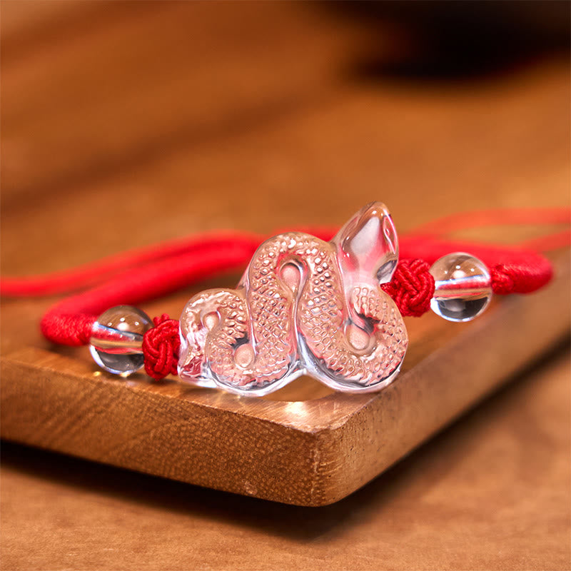 KarmaRipple's Fortunate Balancing The Year of The Snake 2025 Jade Ivory Gemstone Red String Protection Bundle p6