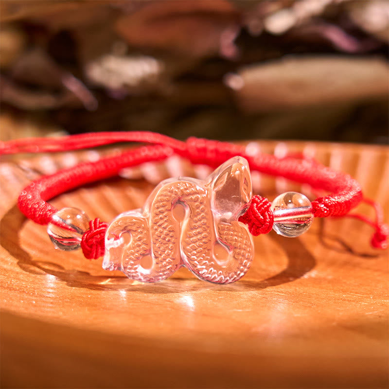 KarmaRipple's Fortunate Balancing The Year of The Snake 2025 Jade Ivory Gemstone Red String Protection Bundle p5