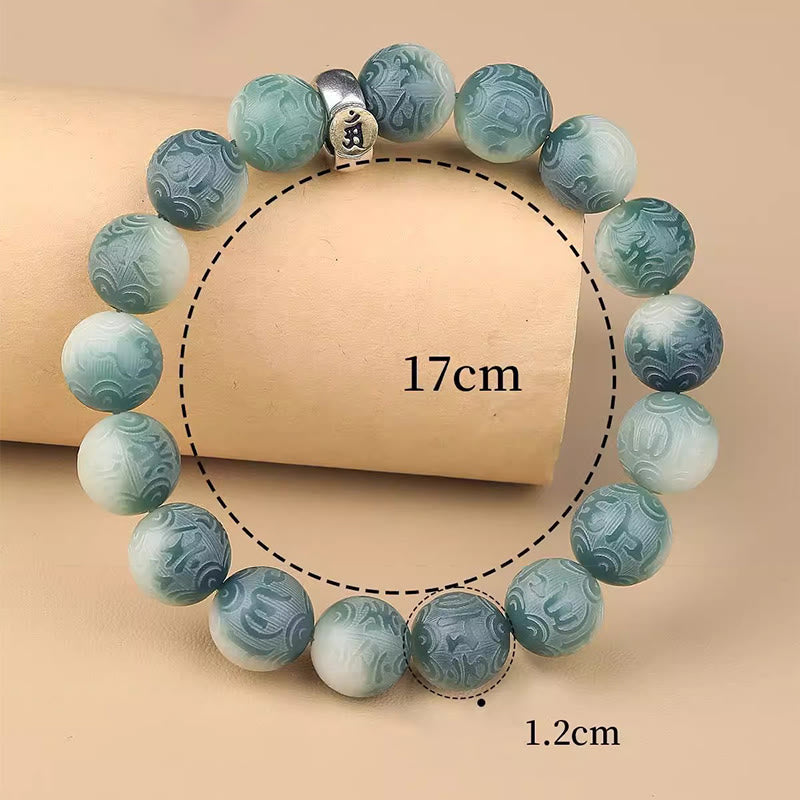 KarmaRipple's Chinese Zodiac Natal Buddha Bodhi Seed Om Mani Padme Hum Engraved Wisdom Bracelet p25