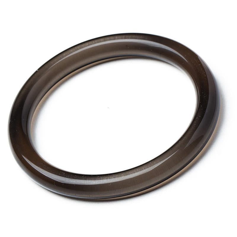 KarmaRipple's lce Obsidian Courage Bracelet Bangle p5