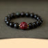 10mm Black Obsidian Cinnabar-Rat