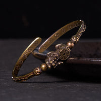 KarmaRipple's Pi Xiu Carrying Coin Ingot Bronze Brass Fortune Wealth Bracelet Bangle
