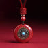 Cinnabar Om Mani Padme Hum Necklace
