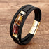 Yellow-Brown-Red Tiger Eye / 18-20cm