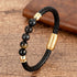 Black Yellow Tiger Eye / 18-22cm