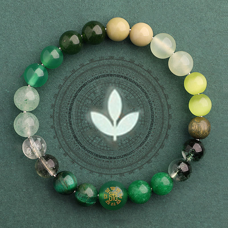 KarmaRipple's Five Elements Various Agate Balance Fortune Bracelet p21