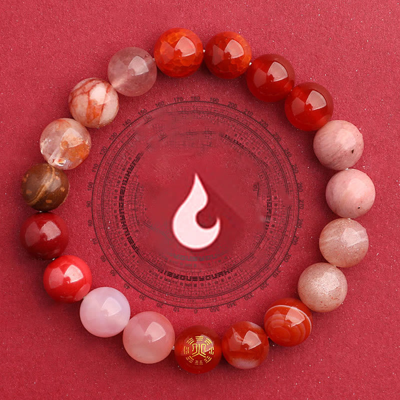 KarmaRipple's Five Elements Various Agate Balance Fortune Bracelet p38