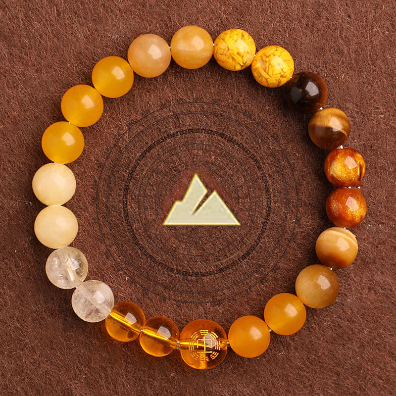 KarmaRipple's Five Elements Various Agate Balance Fortune Bracelet p41