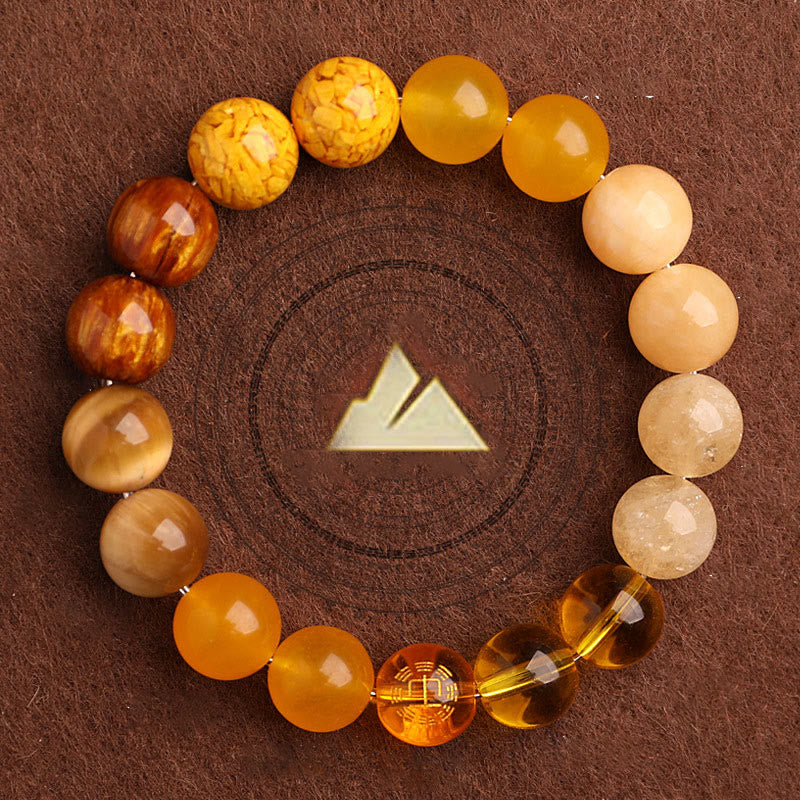 KarmaRipple's Five Elements Various Agate Balance Fortune Bracelet p43