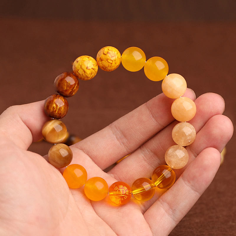 KarmaRipple's Five Elements Various Agate Balance Fortune Bracelet p52