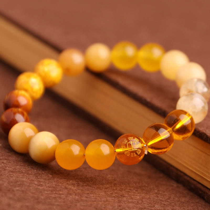 KarmaRipple's Five Elements Various Agate Balance Fortune Bracelet p49