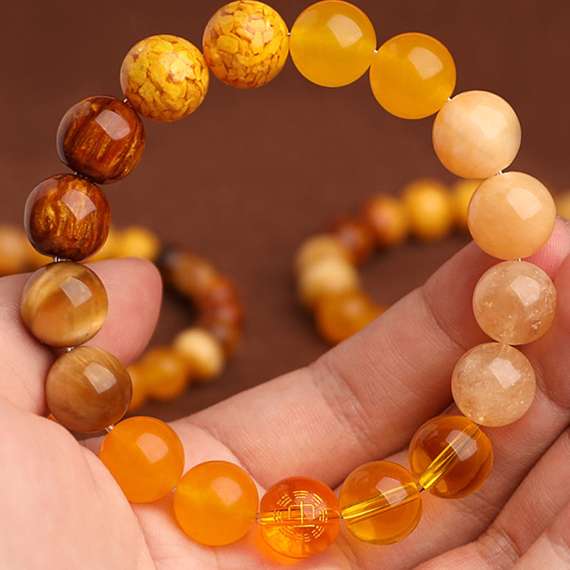 KarmaRipple's Five Elements Various Agate Balance Fortune Bracelet p50