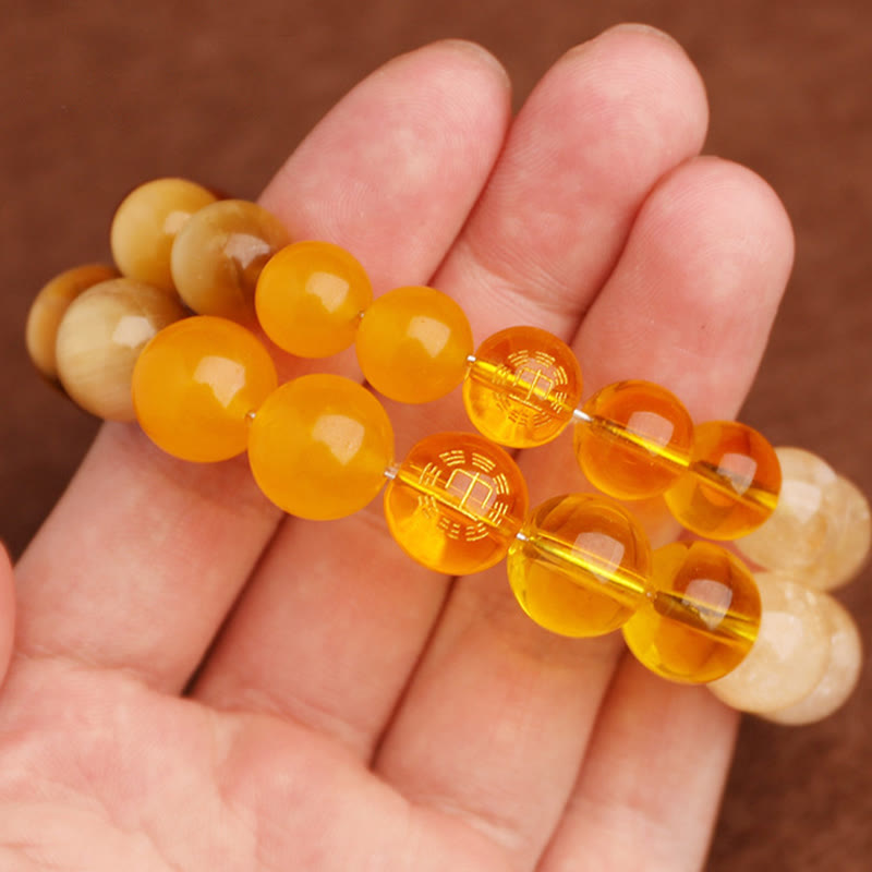 KarmaRipple's Five Elements Various Agate Balance Fortune Bracelet p53