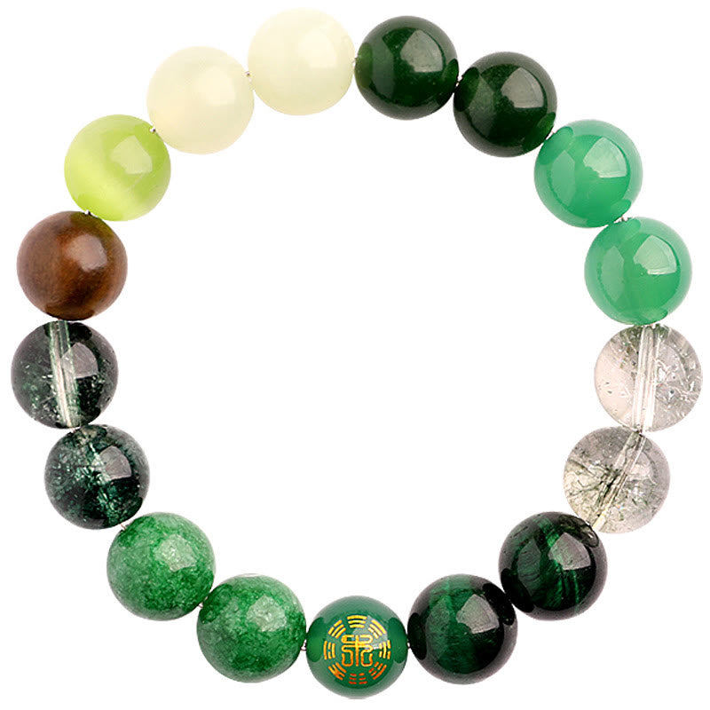 KarmaRipple's Five Elements Various Agate Balance Fortune Bracelet p31
