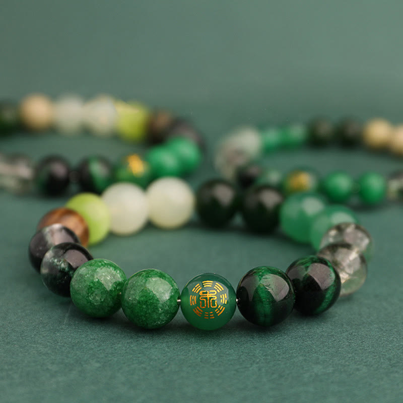 KarmaRipple's Five Elements Various Agate Balance Fortune Bracelet p24