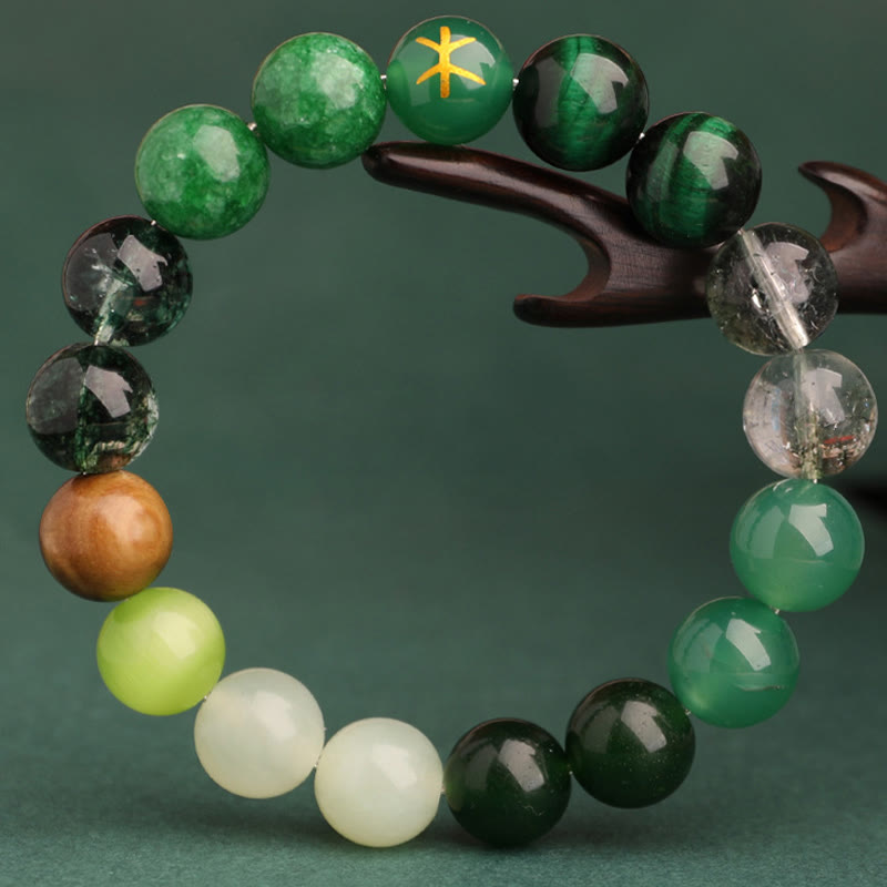KarmaRipple's Five Elements Various Agate Balance Fortune Bracelet p25