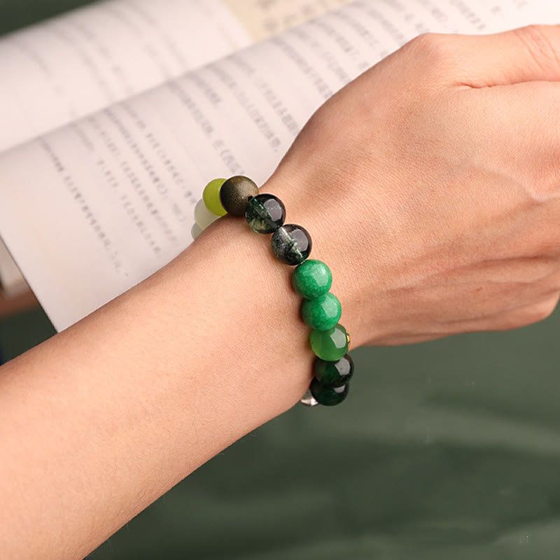 KarmaRipple's Five Elements Various Agate Balance Fortune Bracelet p29