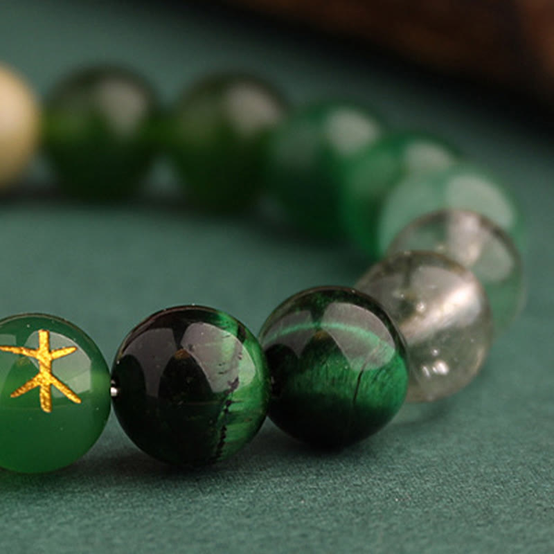 KarmaRipple's Five Elements Various Agate Balance Fortune Bracelet p28