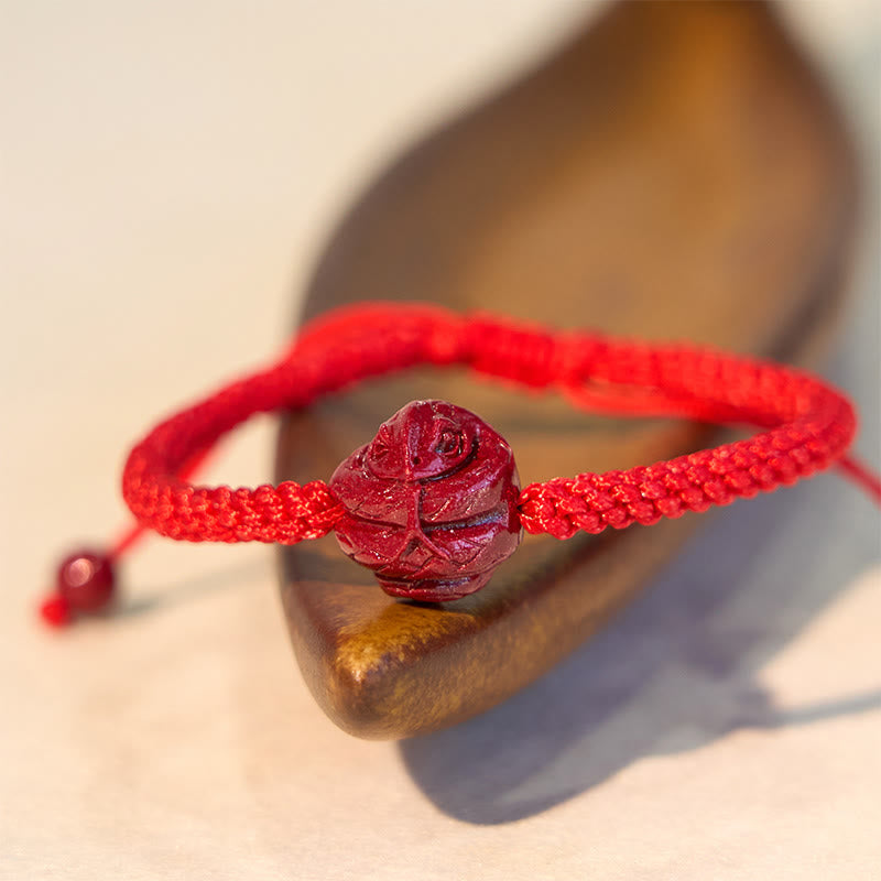 KarmaRipple's Chinese Zodiac Red String Cinnabar Blessing Bracelet p13