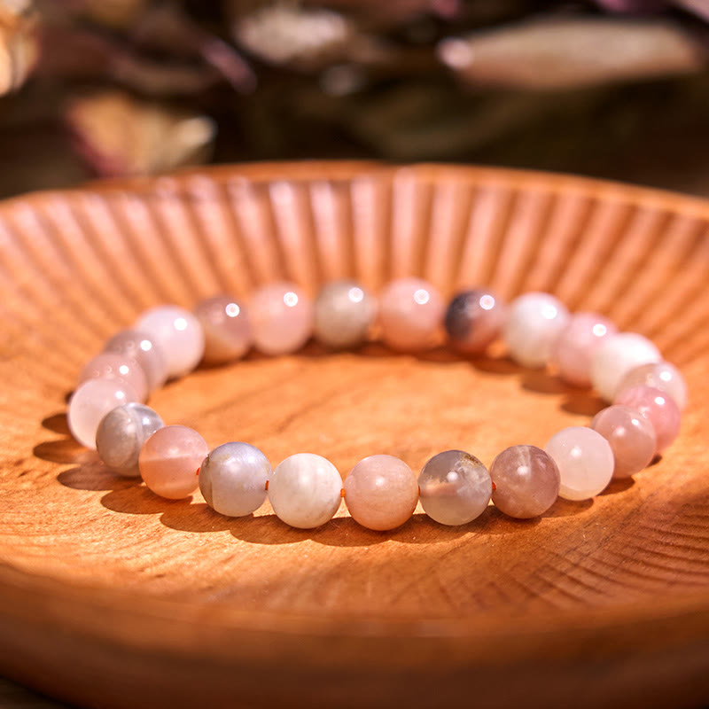 KarmaRipple's KarmaRipple Peach Moonstone Balancing Bracelet p1