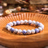 White Turquoise Picasso Jasper(Wrist Circumference: 14-16cm) / 6mm