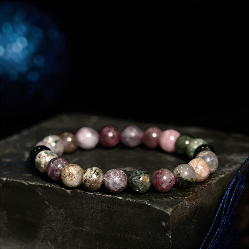 KarmaRipple's Rainbow Tourmaline Positive Bracelet p2