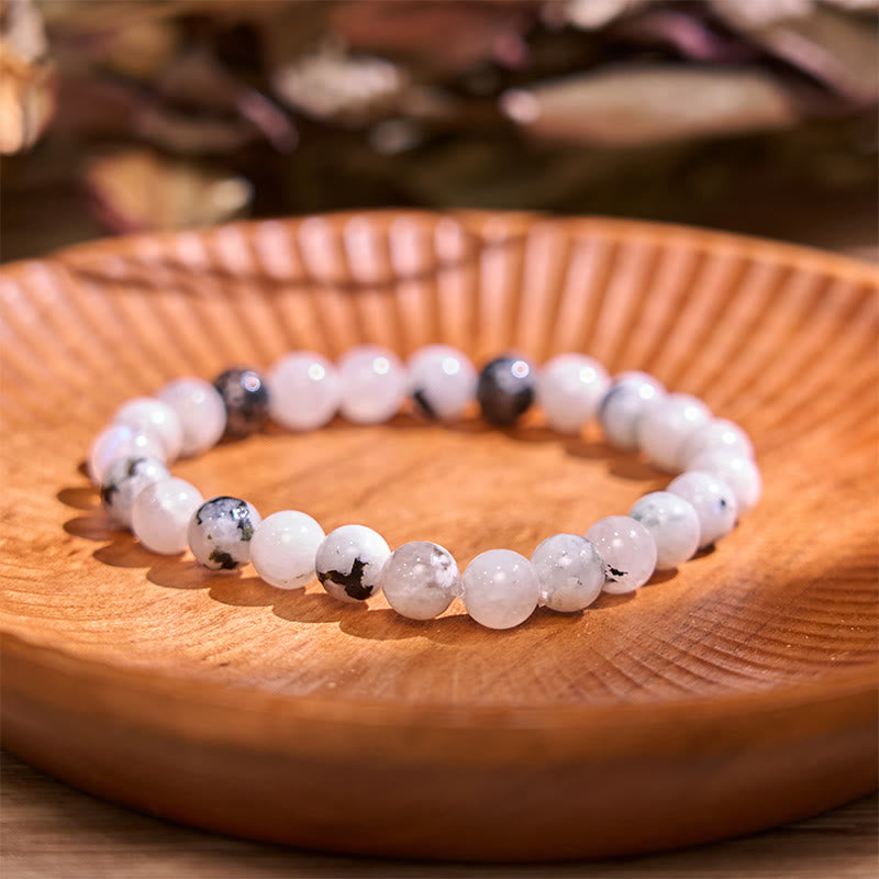 KarmaRipple's Rainbow Moonstone Balance Bracelet p4