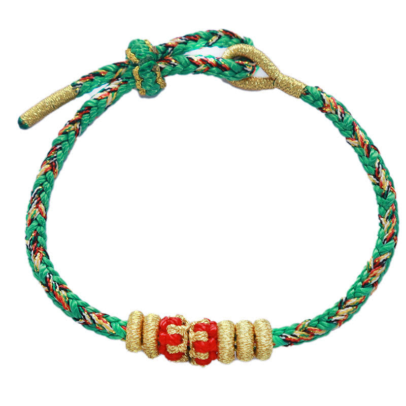 KarmaRipple's Chinese Zodiac Natal Buddha Colorful Strings Fortune Bracelet p20