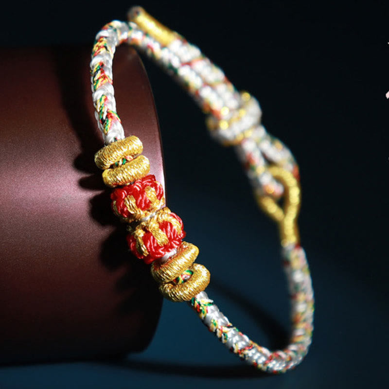 KarmaRipple's Chinese Zodiac Natal Buddha Colorful Strings Fortune Bracelet p17