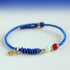 Blue String South Red Agate Pearl Fu Character(Wrist Circumference: 15-18cm)