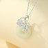 999 Sterling Silver Hetian Jade