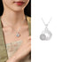 Hibiscus / 925 Sterling Silver Chalcedony