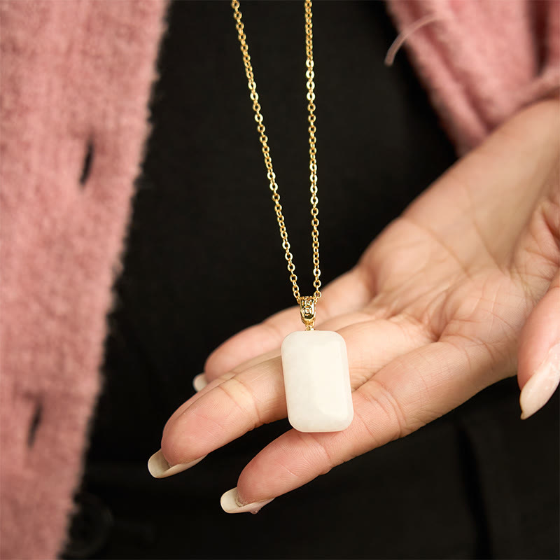 KarmaRipple's Hetian Jade Silver Prosperity Pendant Necklace p4