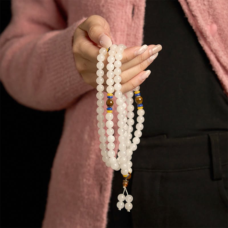 KarmaRipple's 108 Mala Beadwork Authentic Golden Silk Jade Wealth Fortune Bracelet p7