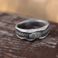 KarmaRipple's 999 Sterling Silver Snake-shaped Year Of The Snake Protection Ring