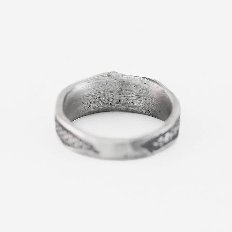 KarmaRipple's 999 Sterling Silver Snake-shaped Year Of The Snake Protection Ring p5
