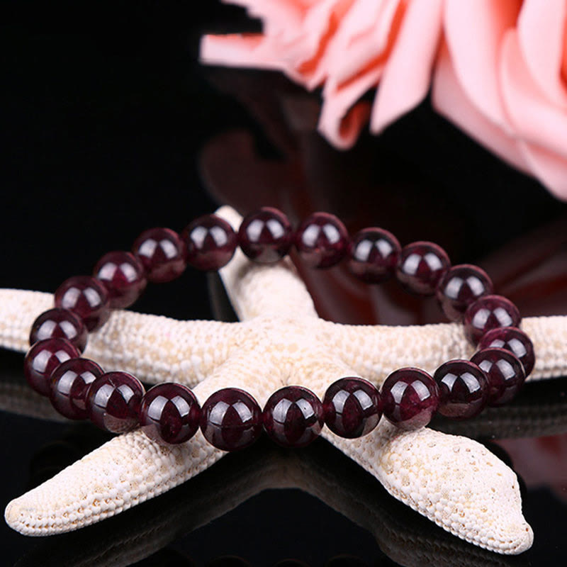 KarmaRipple's Authentic Garnet Bead Passion Bracelet p3