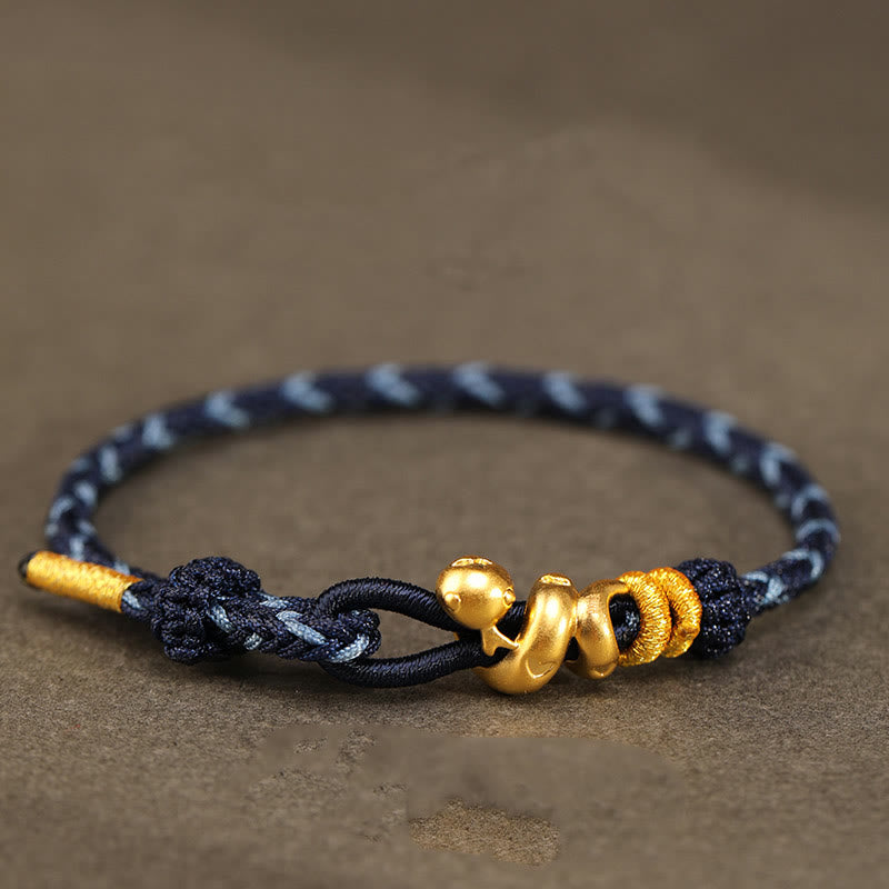 KarmaRipple's 999 Gold Year of the Snake Handcrafted Strength?Bracelet p28