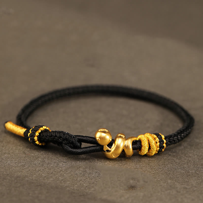 KarmaRipple's 999 Gold Year of the Snake Handcrafted Strength?Bracelet p25